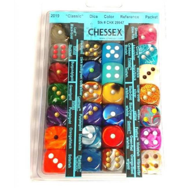 Picture of Chessex CHX275AA Dice PL Classic - Box of 50