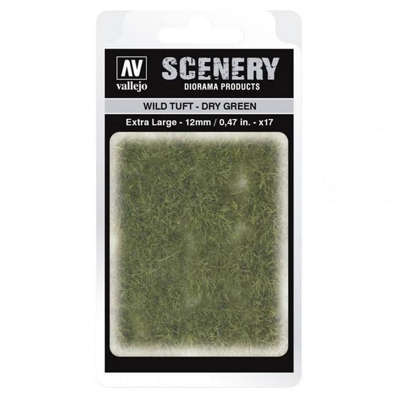 Picture of Acrylicos Vallejo VJPSC424 Wild Tuft Dry Green Extra Large Scenery