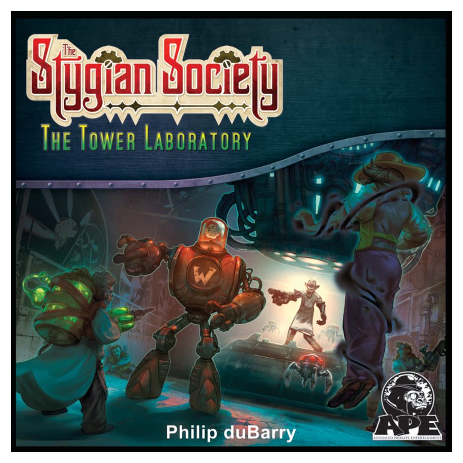 Picture of APE Games APE3310 The Stygian Society - The Tower Lab Board Game