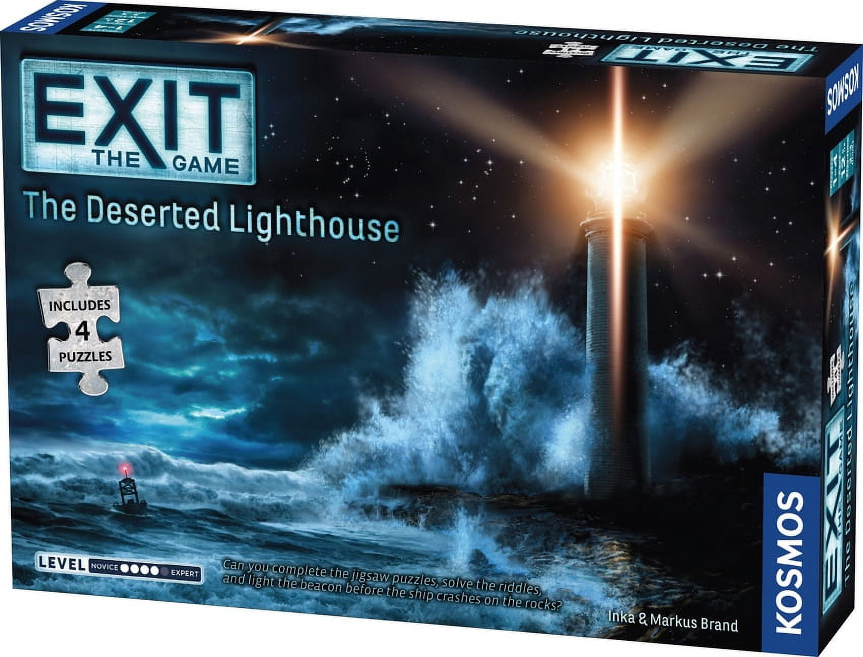 Exit The Deserted Lighthouse Plus Puzzle Board Game
