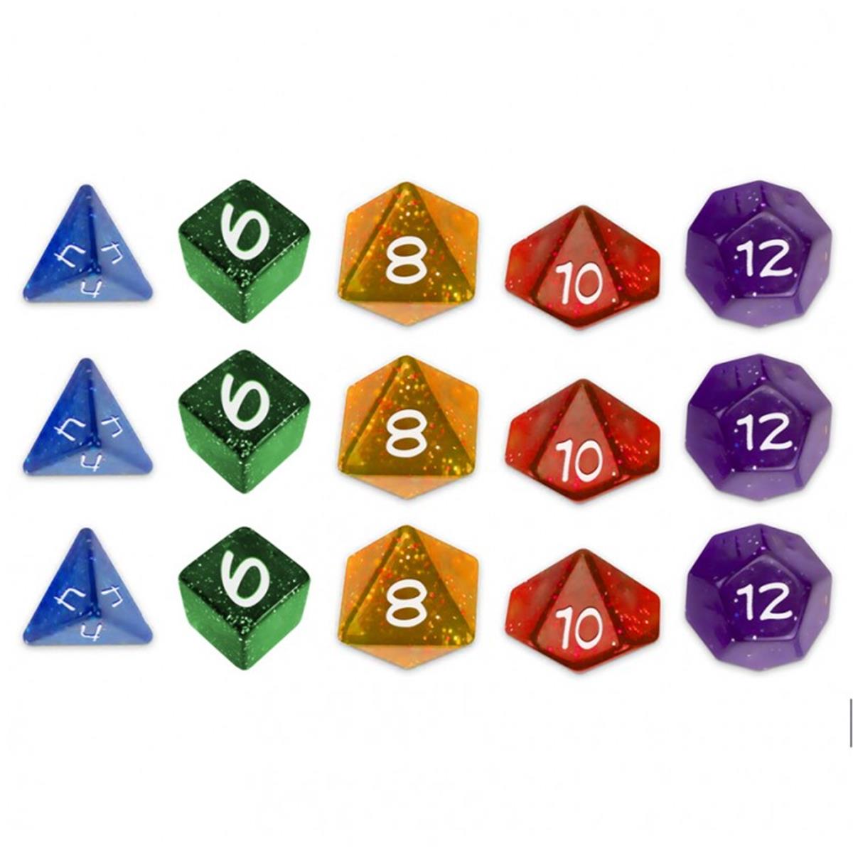 GTGSRPGDICE Sentinel Comics Role Playing Game Dice Set