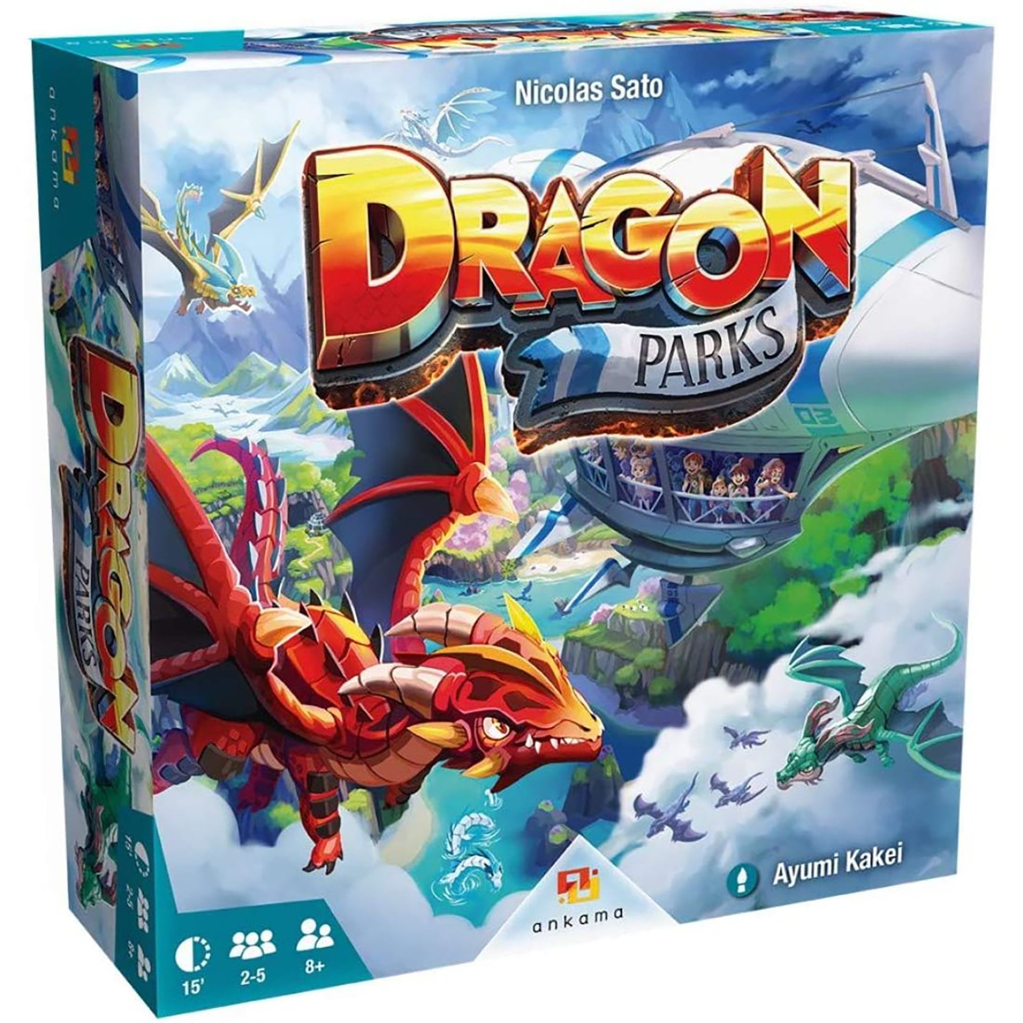 Picture of Ankama Board Games ANK290 Dragon Parks Board Game