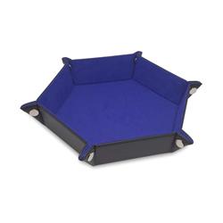 Picture of BCW Diversified BCDDTHEXBLU LX Hexagon Dice Tray&#44; Blue