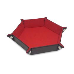 Picture of BCW Diversified BCDDTHEXRED LX Hexagon Dice Tray&#44; Red