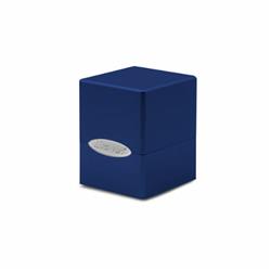 Pacific Satin Cube Deck Box, Blue