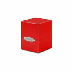 ULP15587 Pacific Satin Cube Deck Box, Red