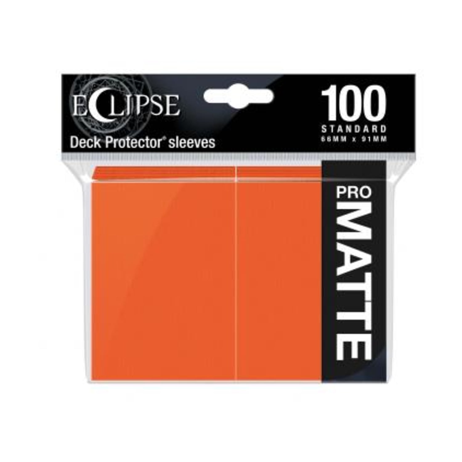 Picture of Ultra Pro ULP15619 Eclipse Matte Standard Sleeves&#44; Pumpkin Orange - 100 Count