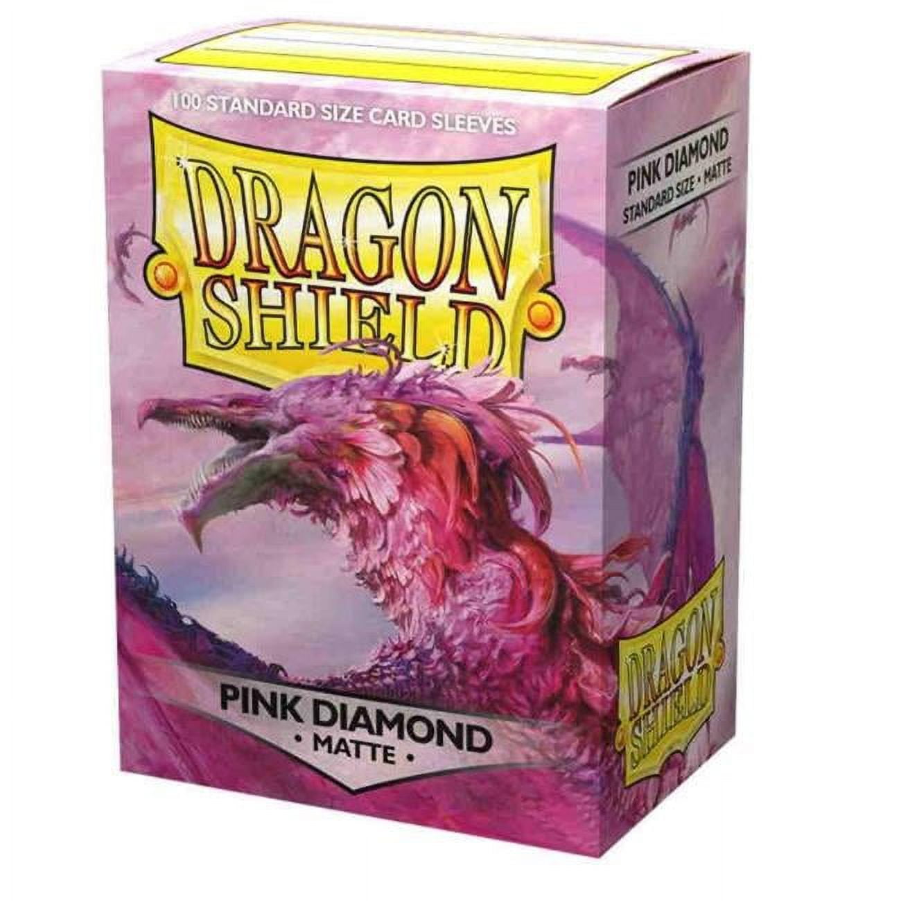 Deck Protector Dragon Shield Sleeve Art Matte PinK Diamond - 100 Per Pack