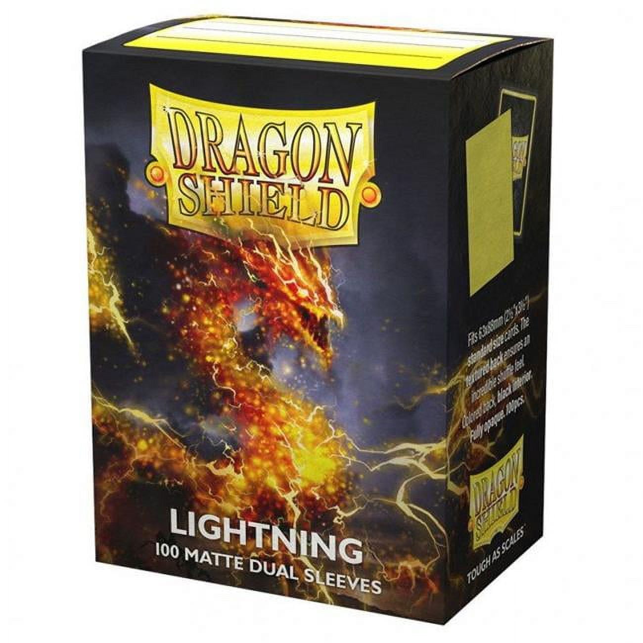 Picture of Arcane Tinmen ATM15047 Dragon Shield Matte Dual Sleeves Lighting&#44; 100 Count