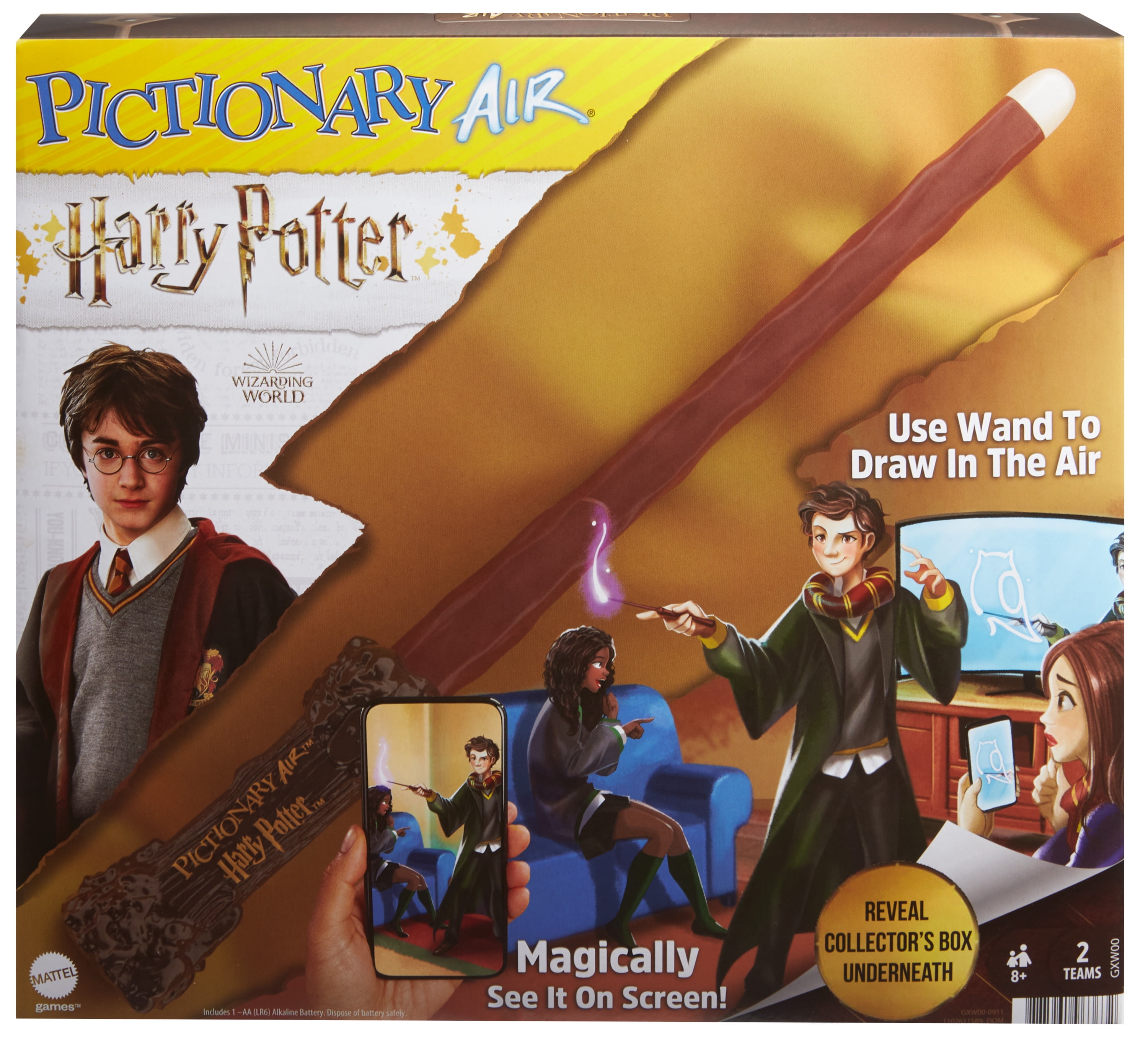 Picture of Mattel MTTGXW00 Pictionary Air - Harry Potter Board Game