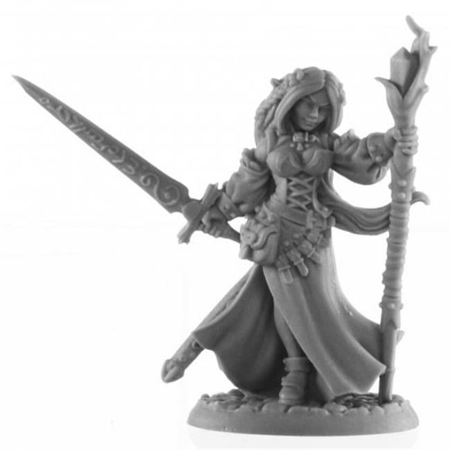 Bones-USA Lysette, Elven Mage Miniature Games