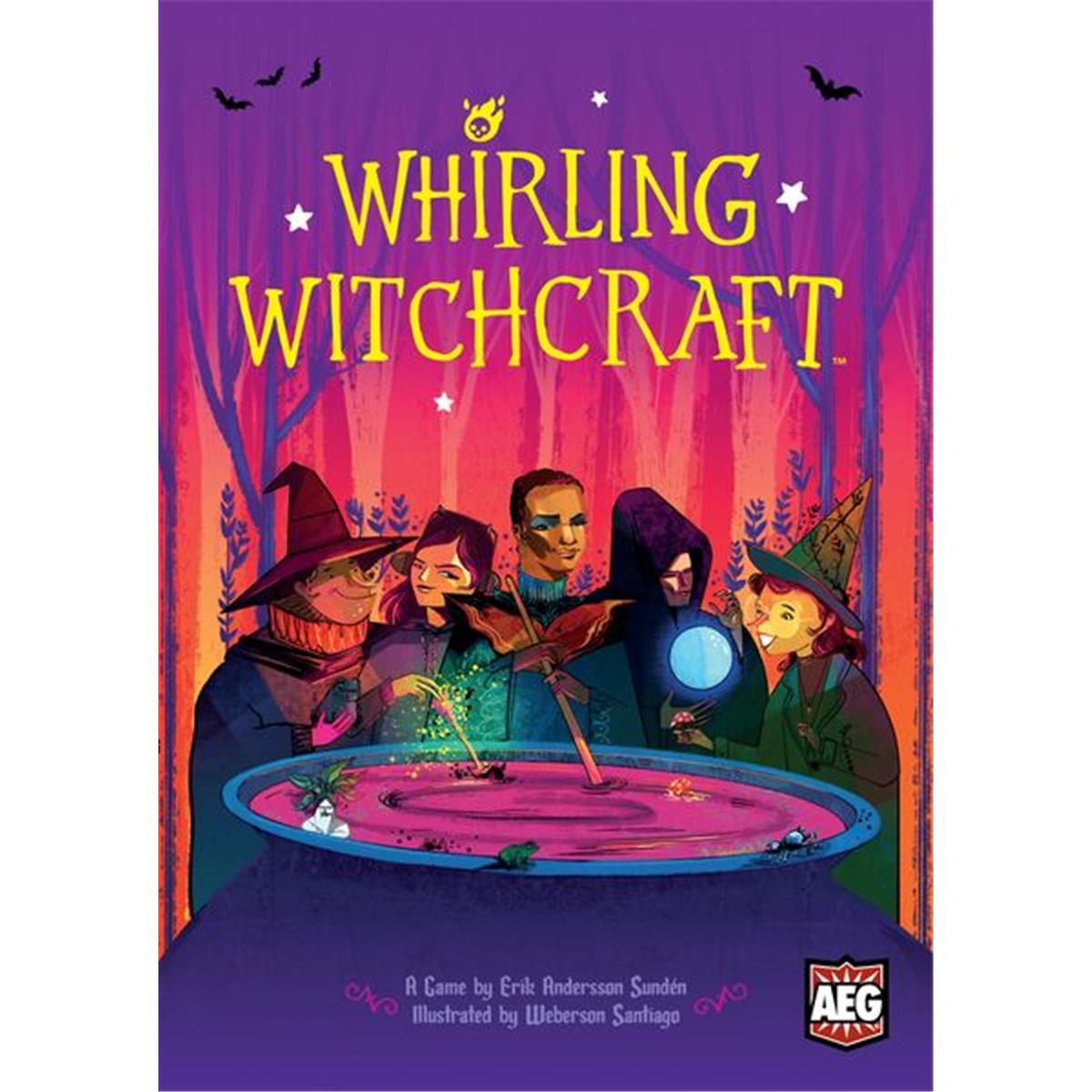 Picture of Alderac Entertainment Group AEG7097 Whirling Witchcraft Fantasy Family Friendly Fun Board Game