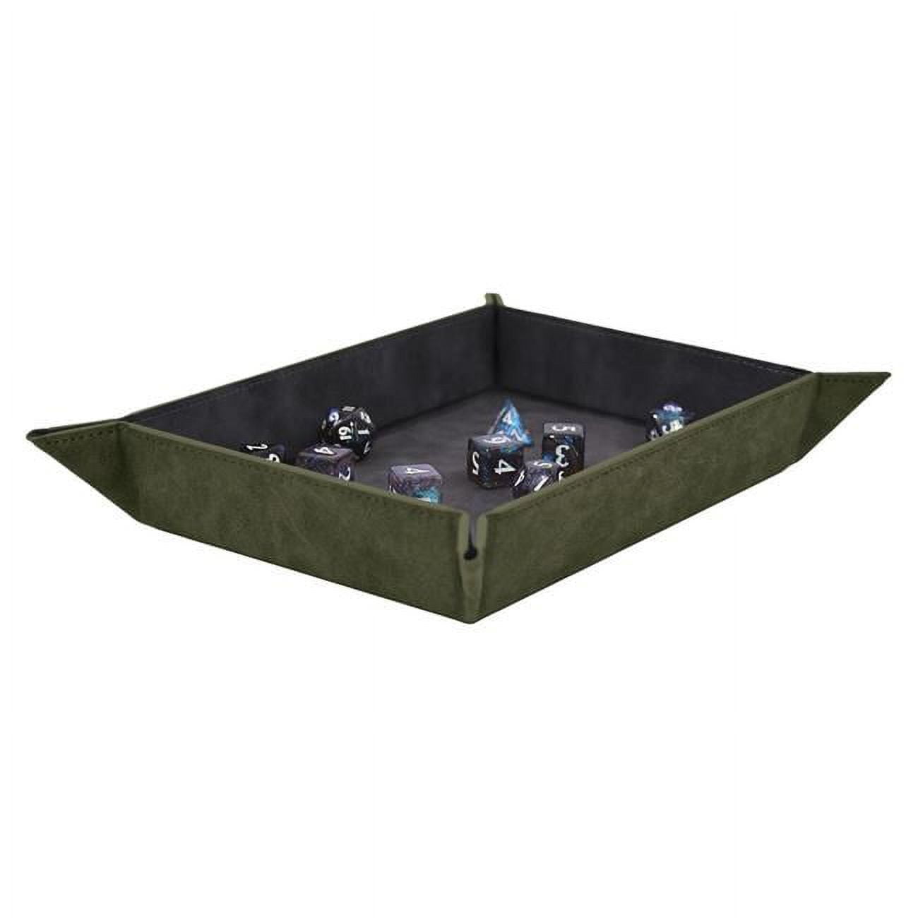 ULP15720 Foldable Dice Rolling Tray, Emerald