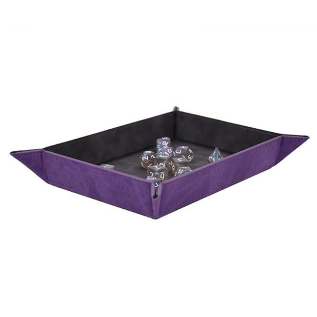 ULP15721 Foldable Dice Rolling Tray, Amethyst