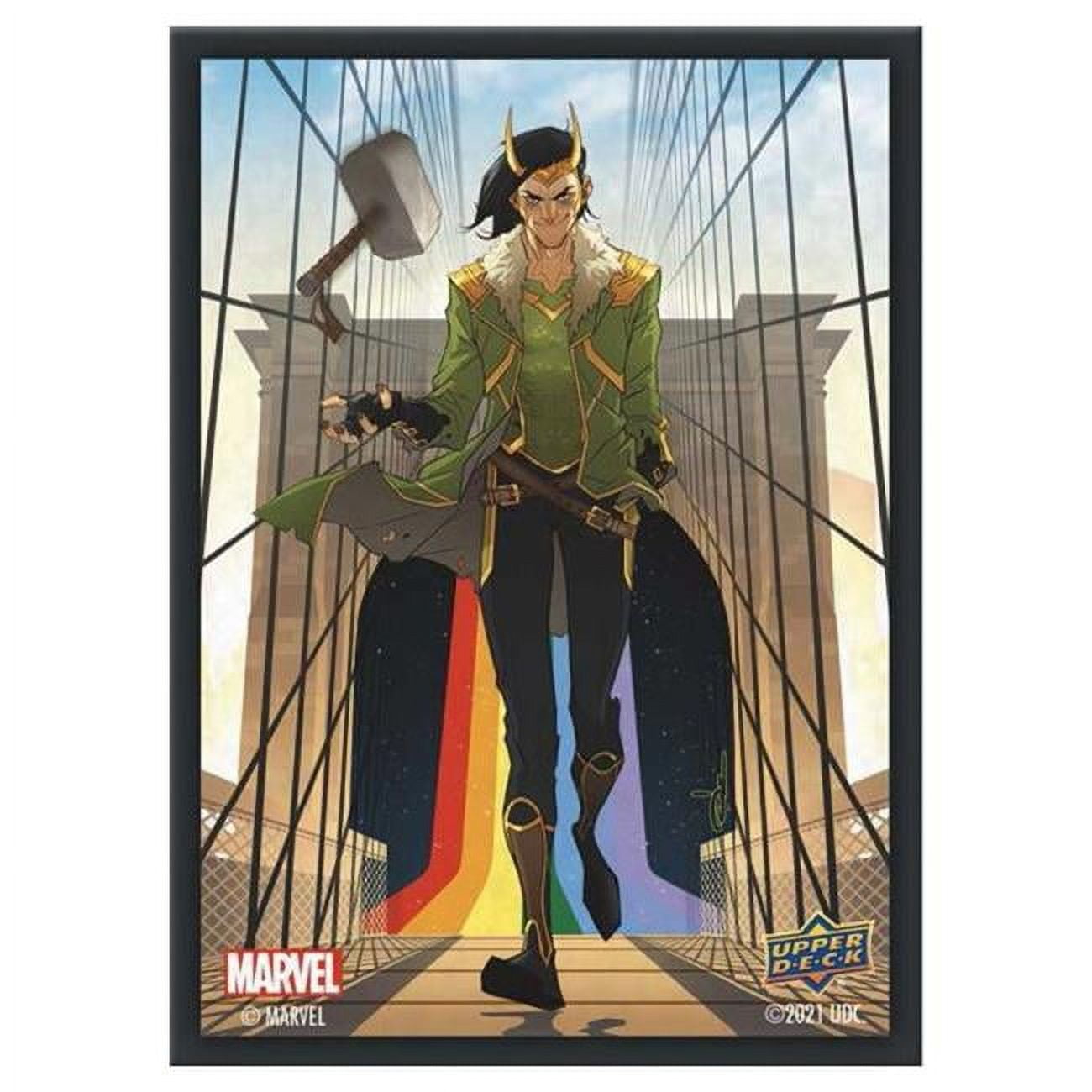 Picture of The Upper Deck UPR97446 Loki Disney Princess Marvel Card Accessory, 65 Sleeve