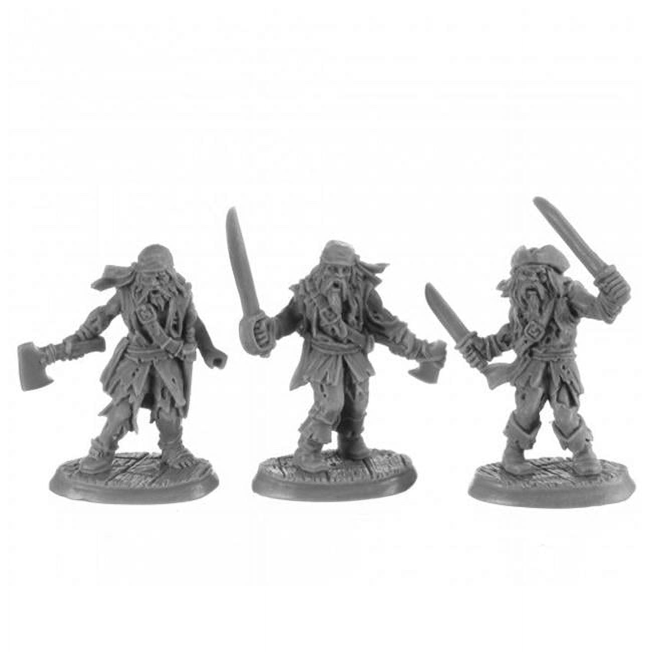 Bones USA Zombie Pirates - Multicolor - 3 Pieces - Detailed Design