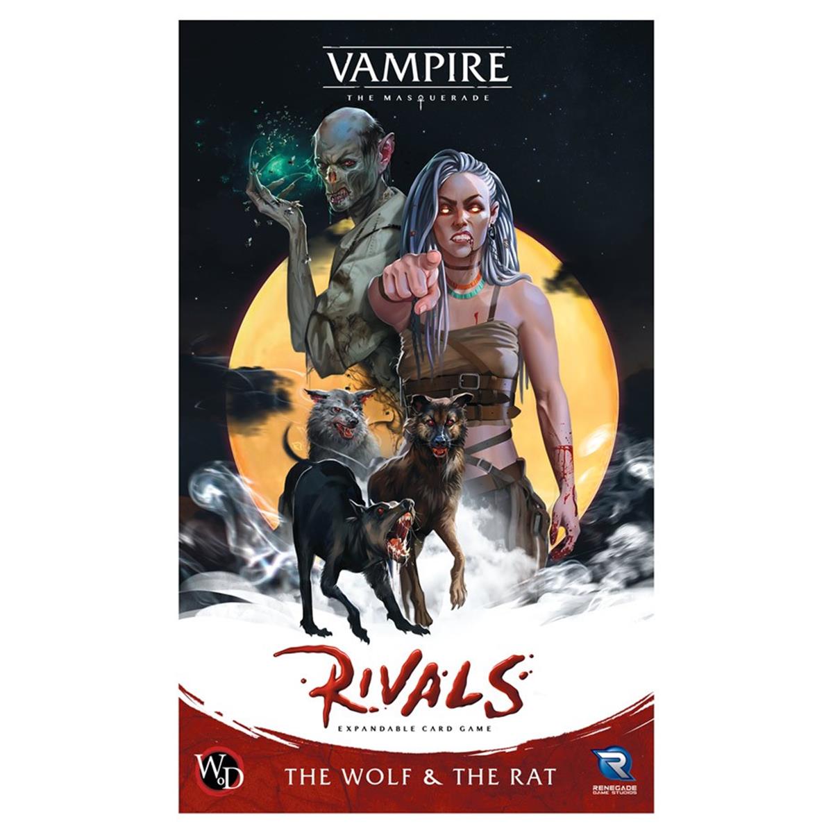 Picture of Renegade Game Studios REN02193 Vampire Rivals ECG The Wolf & The Rat Card Game
