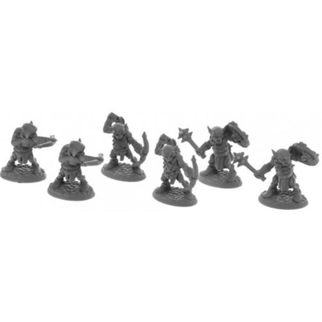 Dungeon Dwellers Goblin Pillagers Figures, 6 Piece