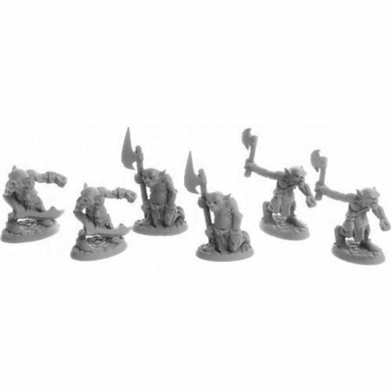 Dungeon Dwellers Goblin Raiders Figures, 6 Piece