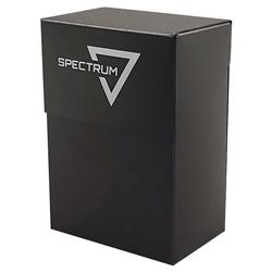 Picture of BCW Diversified BCDSCDCBLK Spectrum Small Cards Deck Box, Black - 80 Piece