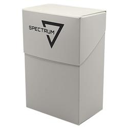 Picture of BCW Diversified BCDSCDCWHI Spectrum Small Card Deck Box, White - 80 Piece