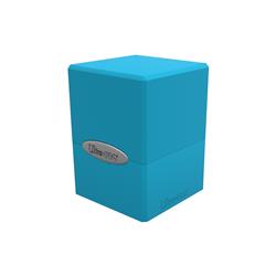 ULP15589 Satin Cube Deck Box, Sky Blue