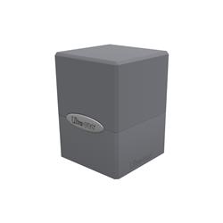 Satin Cube Deck Box, Smoke Grey