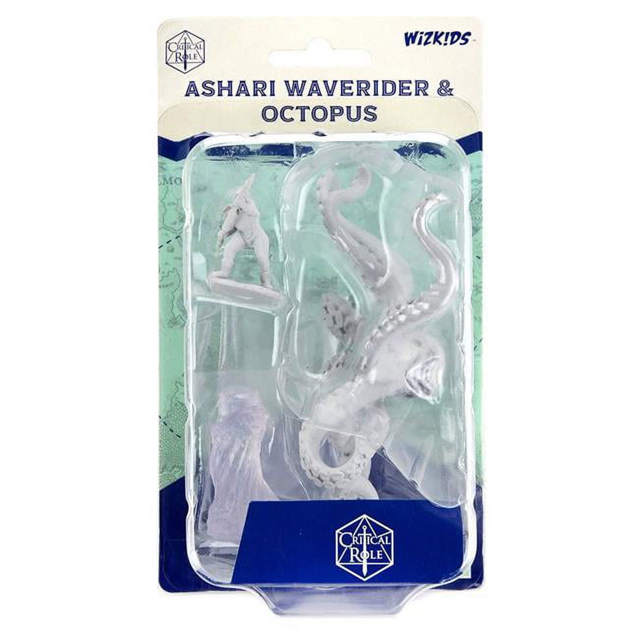 Picture of WizKids WZK90477 Critical Role Mini AshariWaverider & Octopus Miniatures