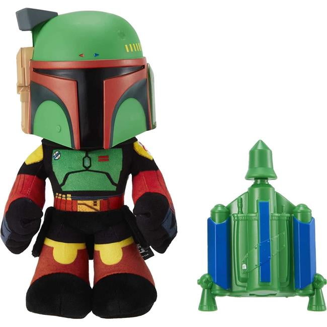 Picture of Mattel MTTHHC61 Star Wars Rocket Launching Boba Fett Feature Plush Toys - Pack of 2