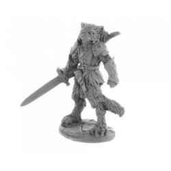 Legends Catfolk Fighter Mal Miniature