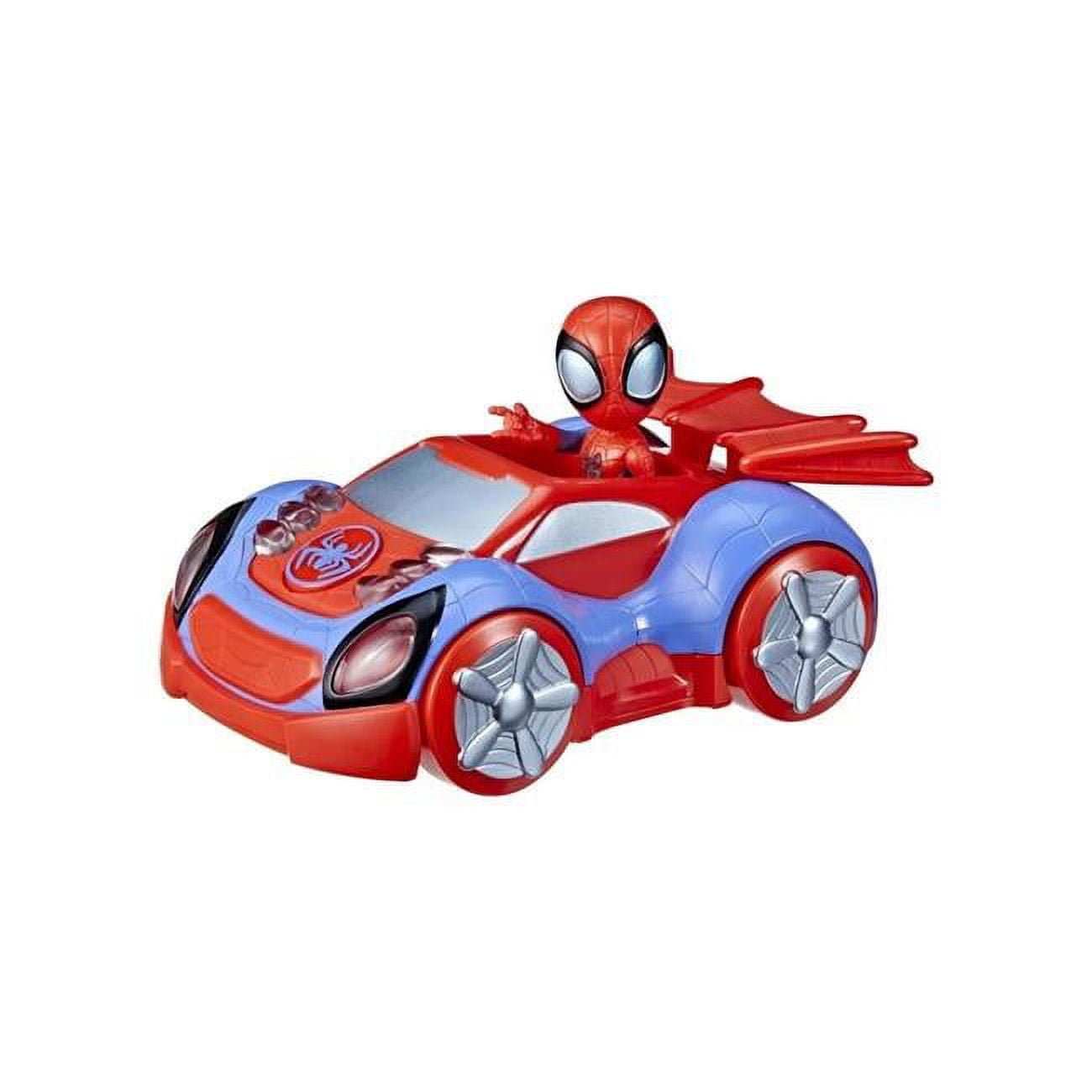 HSBF4252 Marvel Spidey & His Amazing Friends Glow Tech Web-Crawler Light Up Vehicle Toys, Assorted Color - Pack of 3 -  HASBRO