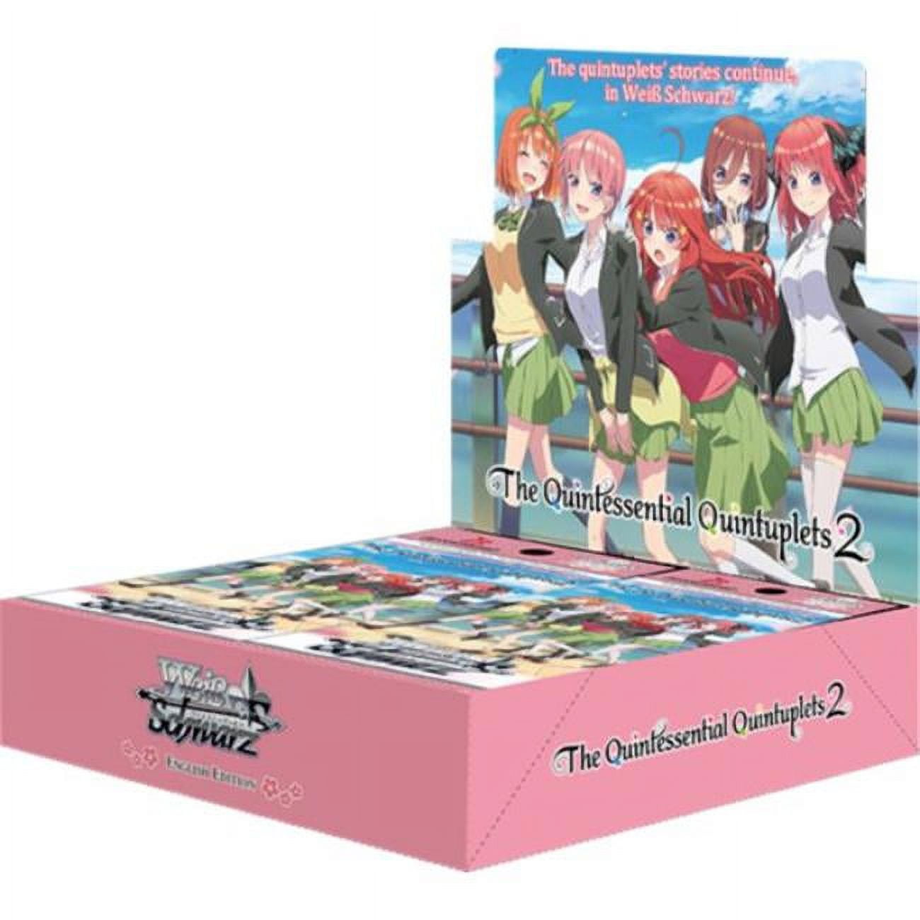 Picture of Bushiroad BSRWS06631 Weiss Schwarz The Quintessential Quintuplets Booster Box - Pack of 16