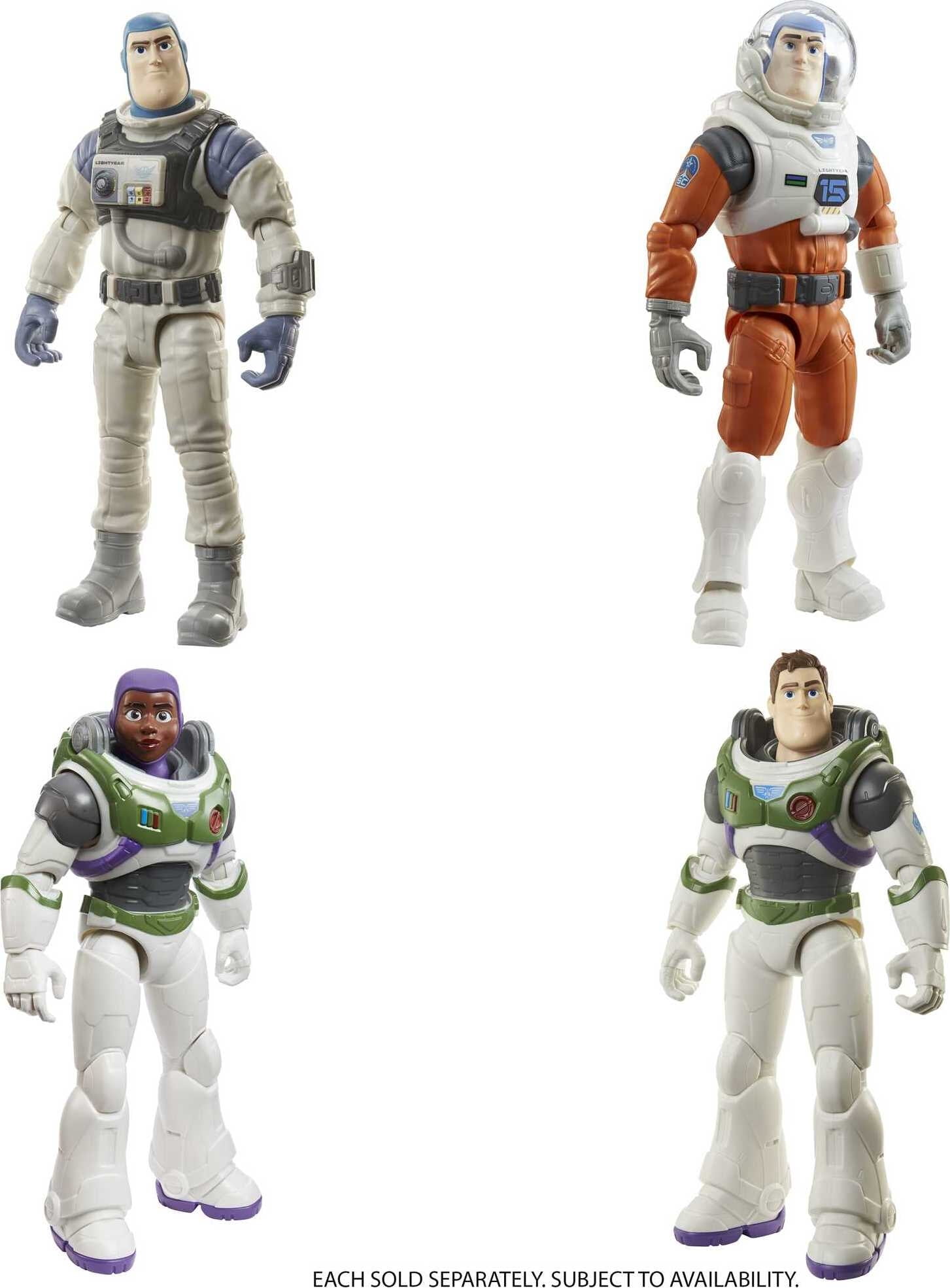 Picture of Mattel MTTHHK29 12 in. Disney Pixar Lightyear Basic Deluxe Figures, Assorted Color - Large - Set of 2