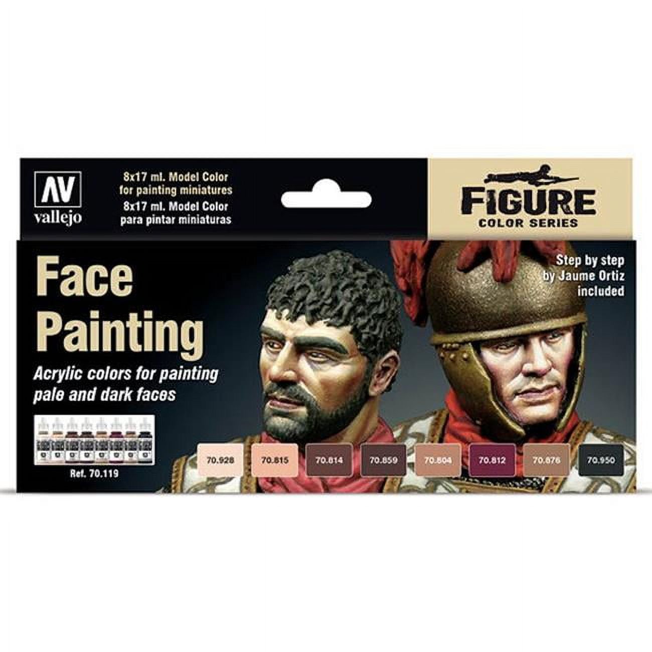 MC Effects Faces Painting Set - Set of 8