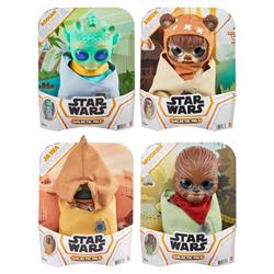 Picture of Mattel MTTGYT66 Star Wars Galactic Pals Plush Toy, Assorted Color - 4 Piece