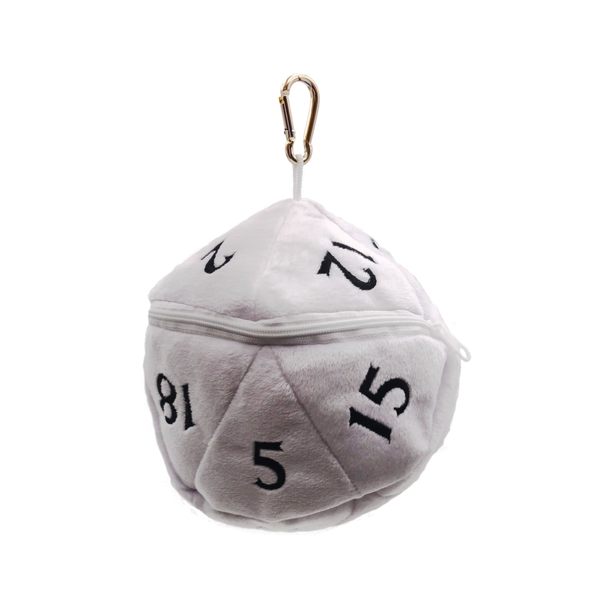 Picture of Ultra Pro ULP15756 6.5 in. D20 Plush Dice Bag, White