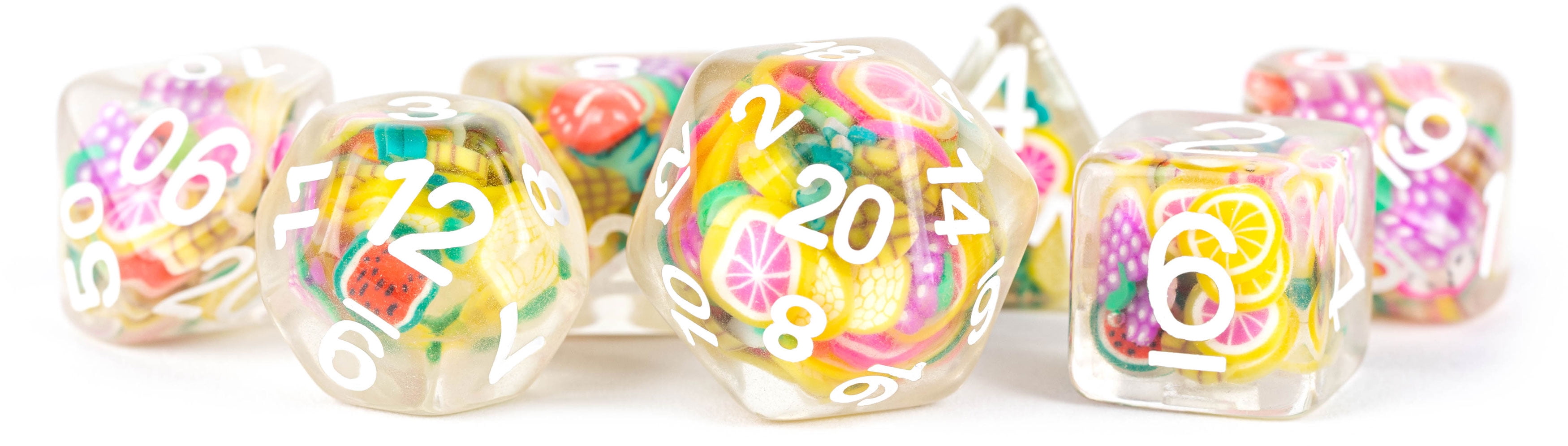 Fruit Dice - Set of 7