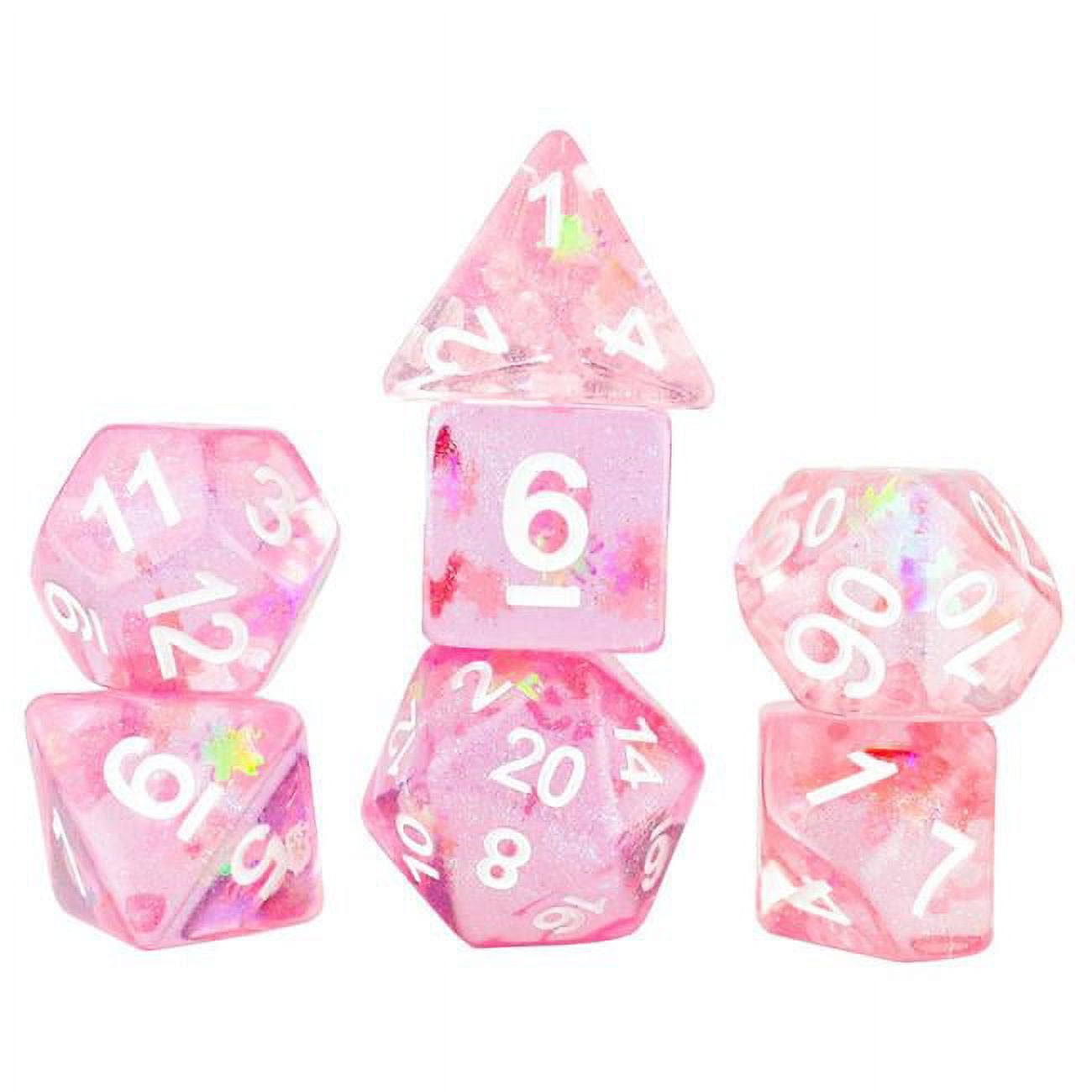Celestial Autumn Dawn Dice - Set of 7