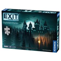 EXIT Nightfall Manor Board Game Plus Puzzle