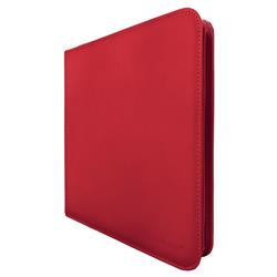 ULP15743 12-Pocket PRO Zippered Vivid Binder, Red