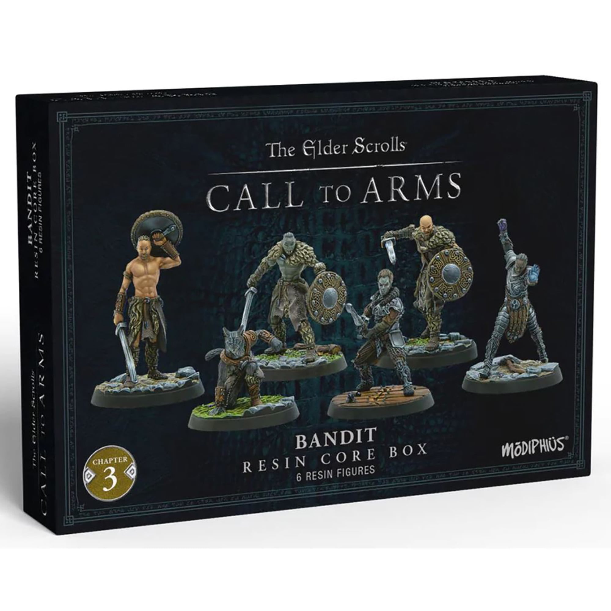 The Elder Scrolls - Call to Arms - Bandit Core Set - 6 Unpainted Resin Figures