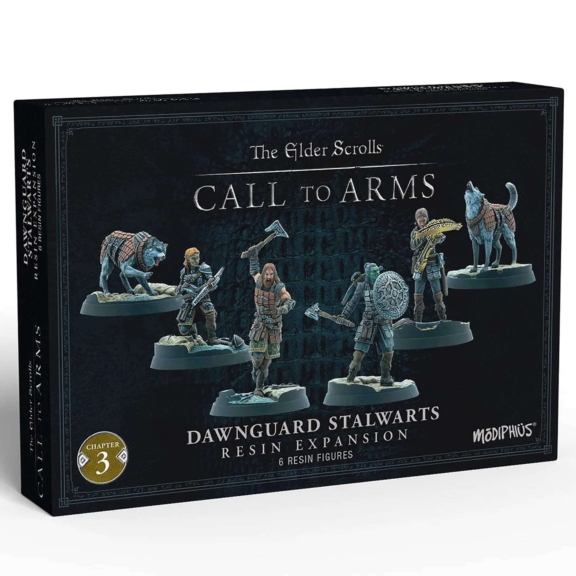 The Elder Scrolls - Call to Arms - Dawnguard Stalwarts - 6 Unpainted Resin Figures