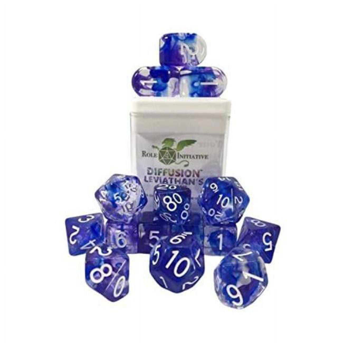 Picture of Role 4 Initiative R4I50537-FC-S Diffusion Leviathans Wake SPR Dice, Set of 15