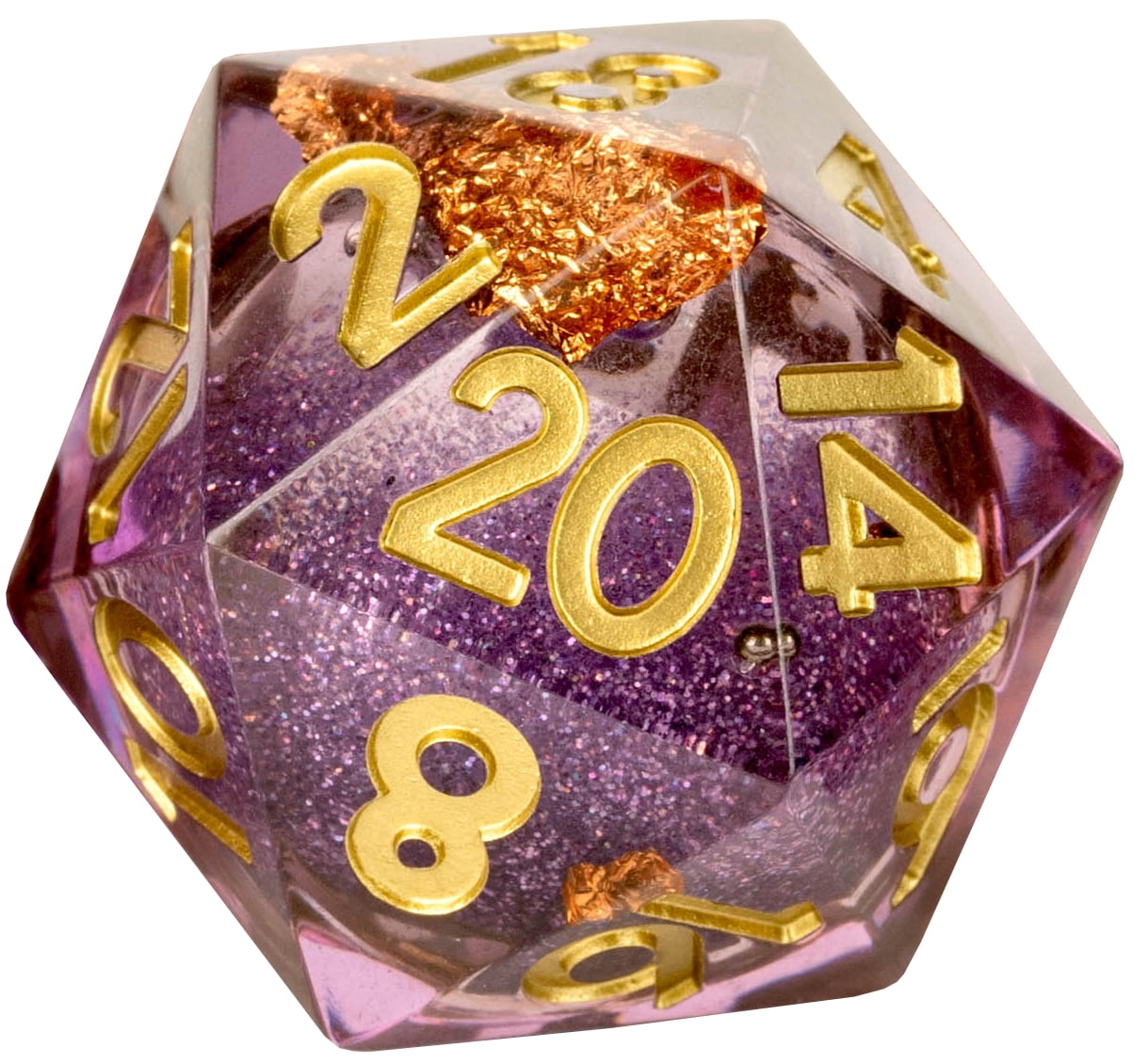 Liquid Core Aether Abstract d20 Elixir Dice