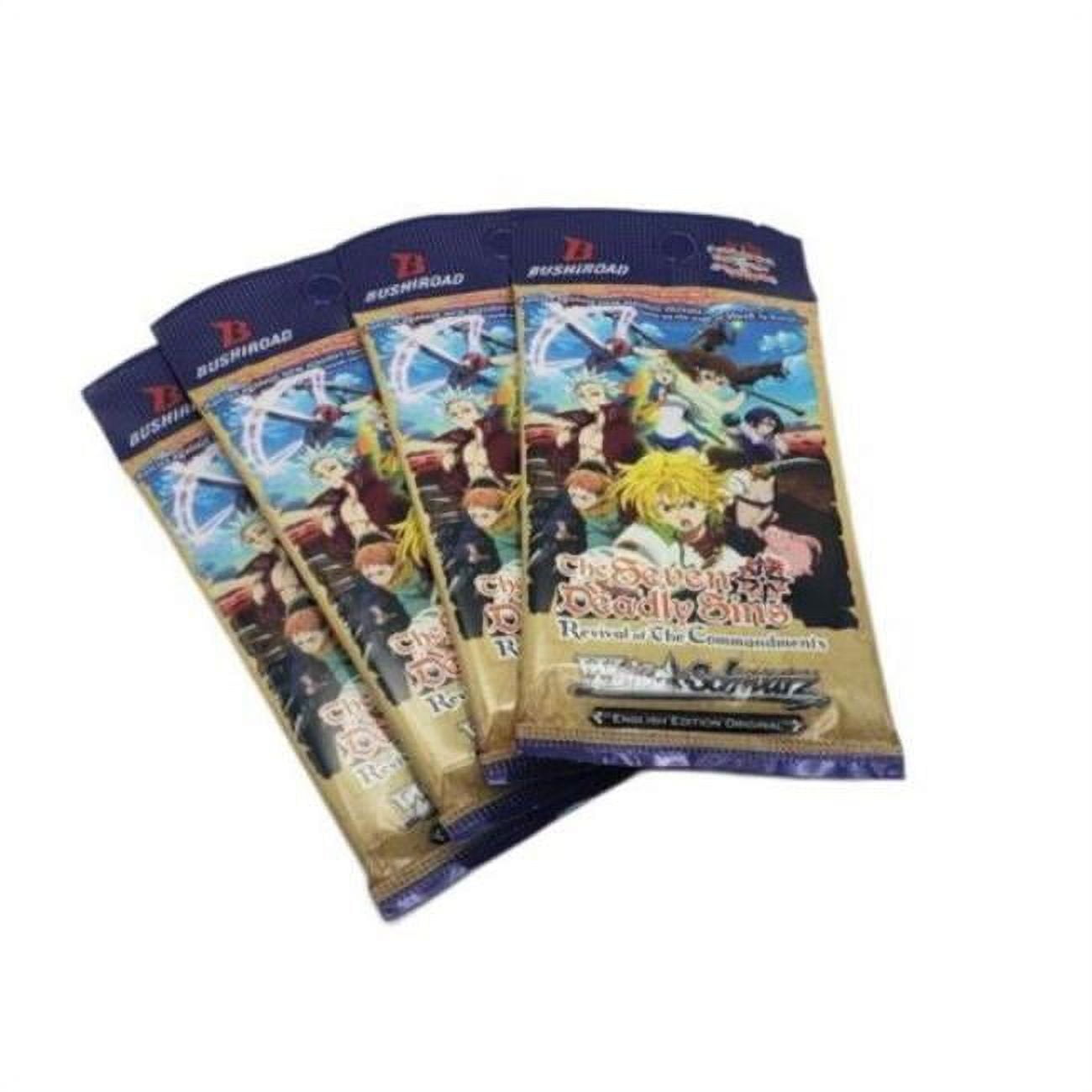 BSRWS07591 Weiss Schwarz Seven Deadly Sins Revival of the Commandments Booster Card Game, Box of 16 -  Bushiroad