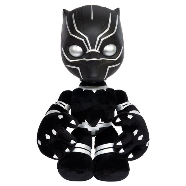 Picture of Mattel MTTHJM24 Marvel Black Panther Feature Plush Toy - 2 Piece