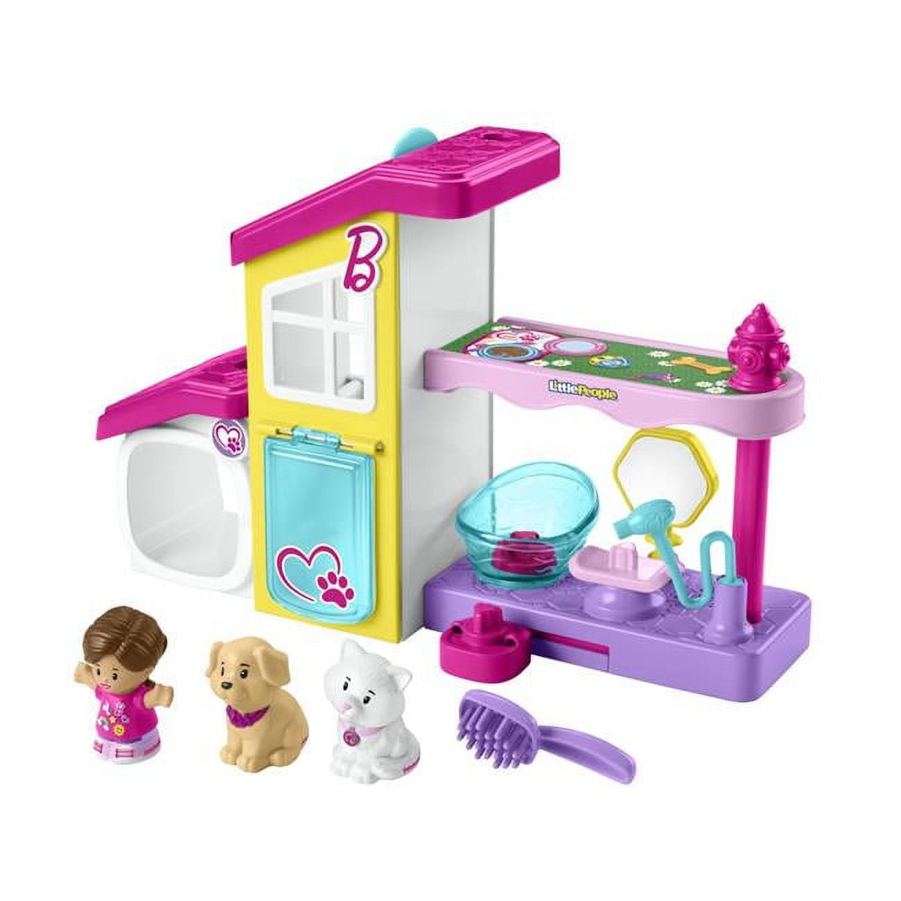 Picture of Fisher-Price MTTHJW76 Little People Barbie Doll Pet Playset, Pack of 2