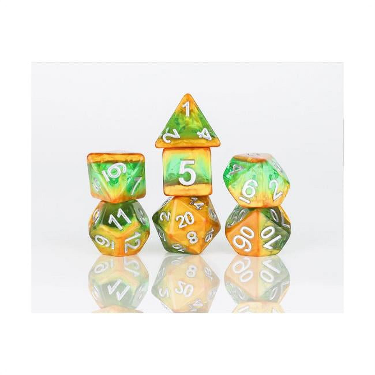 Rainforest Dice - Set of 7