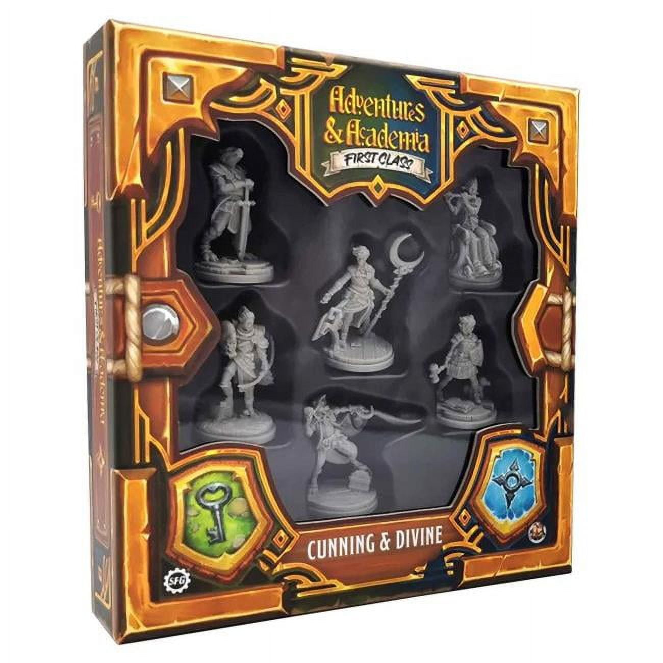 Picture of Steamforged Games STEAA1C-002 Adventures & Academia First Class Cunning & Divine Miniatures