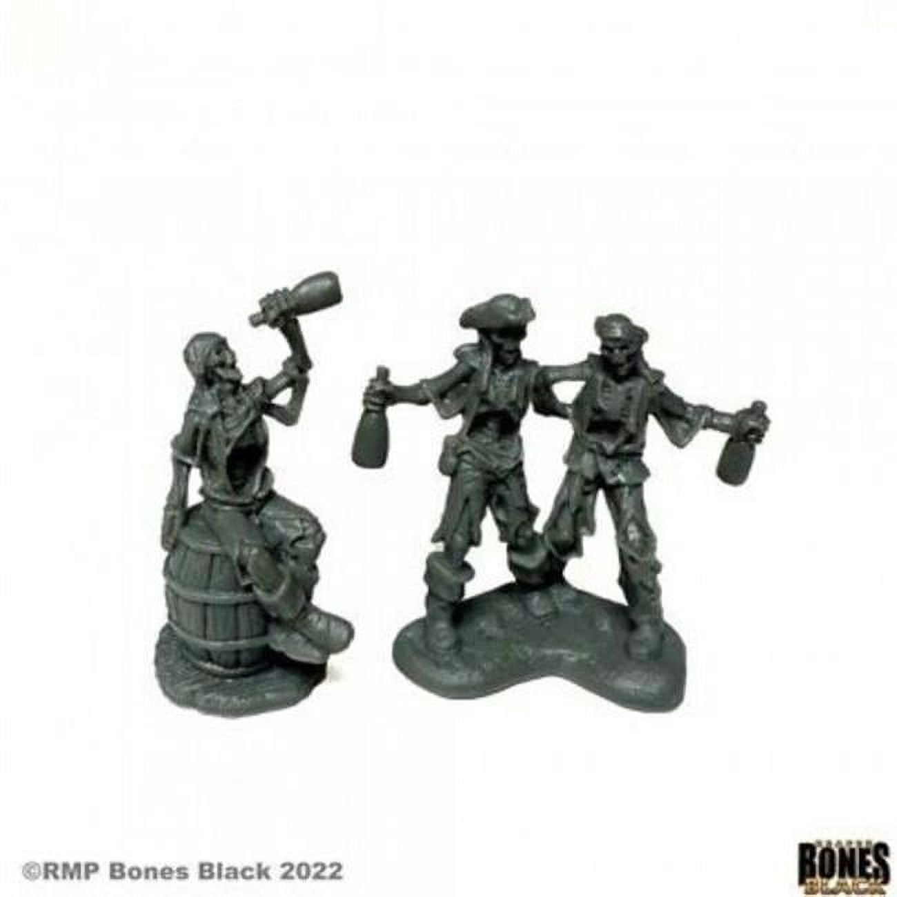 Bones Black Skeletal Rum Runners Miniatures - 2 Piece